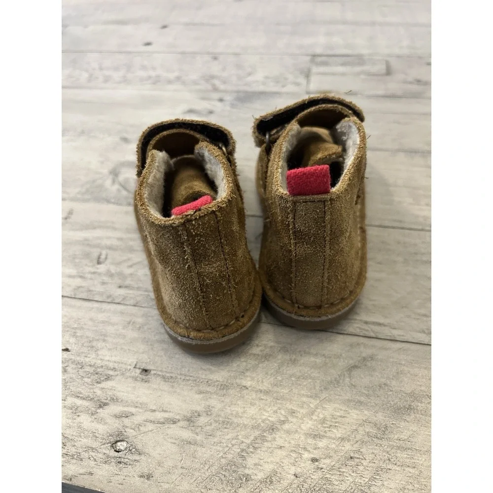 Mini Boden Boys Brown Suede‎ Chukka Boots -Baby Boy Size 23 (US 7)